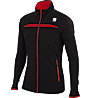 Sportful Engadin Wind - giacca sci da fondo - uomo, Black/Red