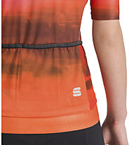 Sportful Flow Supergiara W - maglia ciclismo - donna, Orange/Pink/Purple