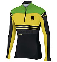 Sportful Squadra Race Top - maglia sci di fondo - uomo, Green/Black