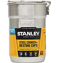 Stanley Adventure Camp Cook set 0,71L - kit da cucina, Steel/Green