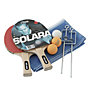 Stiga Set Solara - Tischtennisschläger + Netz, Red/Blue
