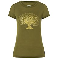 Super.Natural W Yoga Tree - T-shirt - donna, Green