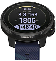 Suunto Suunto Vertical Steel Solar UTMB - orologio multifunzione, Black/Blue