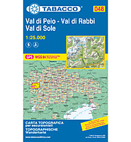 Tabacco Karte N° 048 Val di Peio/Val di Rabbi/Val di Sole (1:25.000), 1:25.000