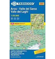 Tabacco Carta N.055 Valle del Sarca - Arco - Riva del Garda - Valle dei Laghi - 1:25.000, 1:25.000