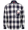 The Mountain Studio G-2 Flannel Overshirt M - Hemd - Herren, White/Blue