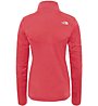 The North Face Hikesteller 1/4 - felpa con zip - donna, Red