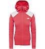 The North Face Impendor Grid - giacca in pile trekking - donna, Red