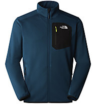 The North Face M Crest Fz - felpa in pile - uomo, Blue