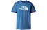 The North Face M S/S Easy - T-Shirt - Herren, Light Blue/White