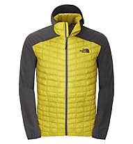 The North Face Thermoball Micro - giacca ibrida con cappuccio trekking - uomo, Yellow/Grey