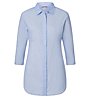 Timezone Contrast W - camicia maniche lunghe - donna, Light Blue