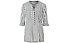 Timezone Striped Henley - Langarmshirt - Damen, Grey/White