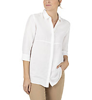 Timezone Feminine Linen W - camicia maniche lunghe - donna, White