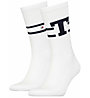 Tommy Hilfiger Sport Patch Bou - lange Socken, White/Blue
