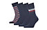 Tommy Hilfiger TH Sock 4P Tin Giftbox - calzini lunghi - uomo, Blue