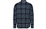 Tommy Jeans Check Flannel M - camicia maniche lunghe - uomo, Dark Blue/Green