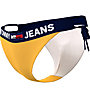 Tommy Jeans Cheeky String Side Tie Bikini - slip costume - donna, Yellow