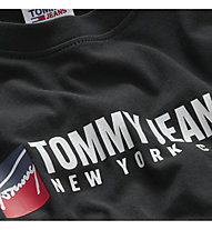 Tommy Jeans Entry Athletics - T-Shirt - uomo, Black