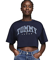 Tommy Jeans Explorer Crop - T-Shirt - Damen, Dark Blue