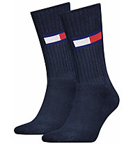 Tommy Jeans Flag - calzini lunghi , Blue