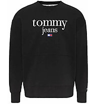 Tommy Jeans Modern Corp Logo Crew - felpa - uomo, Black