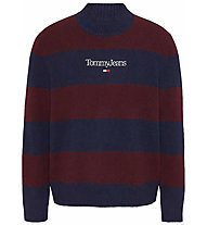 Tommy Jeans Relaxed Serf Stripe - maglione - uomo, Red/Blue