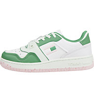 Tommy Jeans Retro Basket - Sneaker - Damen, White/Green