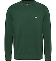 Tommy Jeans Slim Essential C-Neck - Pullover - Herren, Green