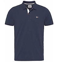 Tommy Jeans Slim Placket M - polo - uomo, Blue