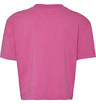 Tommy Jeans Small Logo Text - T-shirt - donna, Pink