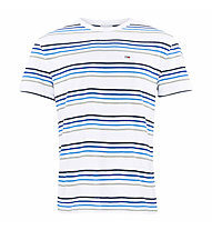 Tommy Jeans Stripe Crepe - T-shirt - uomo, White