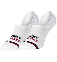 Tommy Jeans TH Uni No Show High Cut 2P - kurze  Socken - Herren, Beige/White
