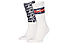 Tommy Jeans TJ 2P Tommy Flag - lange Socken - Herren, White