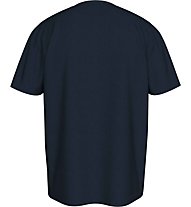 Tommy Jeans TJM  Linear Logo - T-Shirt - uomo, Dark Blue