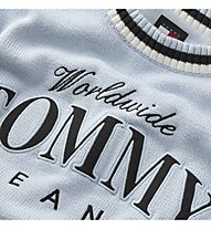 Tommy Jeans Tjw Varsity - maglione - donna, Light Blue