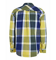 Tommy Jeans Twill Check Overshirt M - camicia maniche lunghe - uomo, Yellow/Blue
