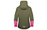 Trollkids Kjerak 3in1 - giacca trekking - bambino, Green/Pink