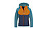 Trollkids Sirdal - giacca ibrida - bambino, Blue/Orange