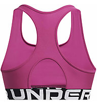Under Armour Authentics Branded W - Sport BH mittlerer Halt - Damen, Pink