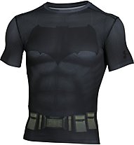 Under Armour Batman Kompressionsshirt Herren, Grey/Black