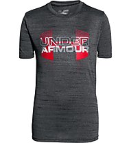 Under Armour Big Logo Hybrid T-Shirt Jungen, Black