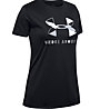 Under Armour Big Logo Tech SS - T-shirt - Mädchen, Black