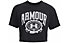 Under Armour Collegiate Crop W - T-shirt - donna, Black