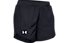 Under Armour Fly-By 2.0 - pantaloni corti running - donna, Black
