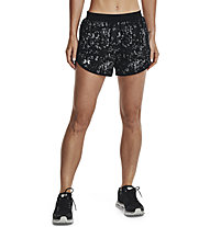 Under Armour Fly By 2.0 Printed W - pantaloni corti running - donna, Black