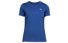 Under Armour HeatGear Armour - T-Shirt fitness - donna, Blue/White