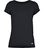 Under Armour HeatGear Armour - T-shirt fitness - donna, Black