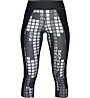 Under Armour HeatGear® Armour Print - 3/4 Fitnesshose - Damen, Black/Grey
