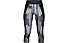 Under Armour HeatGear® Armour Print - pantaloni 3/4 - donna, Black/Grey